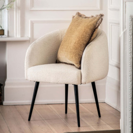 Gallery Interiors Chrion Tub Chair in Off White - thumbnail 3
