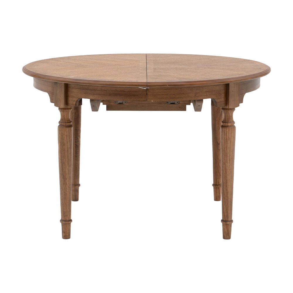 Gallery Interiors Highgate Extending Round Dining Table in Brown - image 1