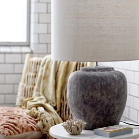 Bloomingville Isabelle Table lamp in Natural Stoneware - thumbnail 2