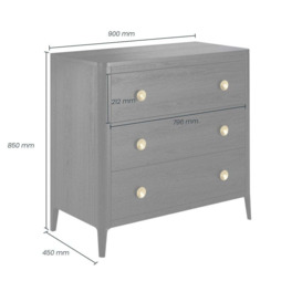 DI Designs Abberley Chest of Drawers - Black - thumbnail 3