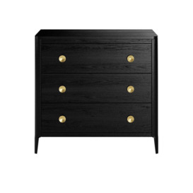 Olivia's Abberley Black Chest of Drawers