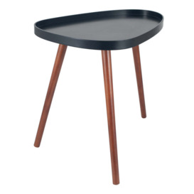 Olivia's Clancey MDF and Brown Pine Wood Teardrop Side Table - thumbnail 3