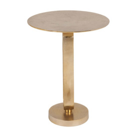 Olivia's Zante Shiny Metal Table in Gold - thumbnail 2