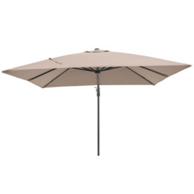 Olivia's Audrey Glow Challenger T2 3m Square Taupe Parasol