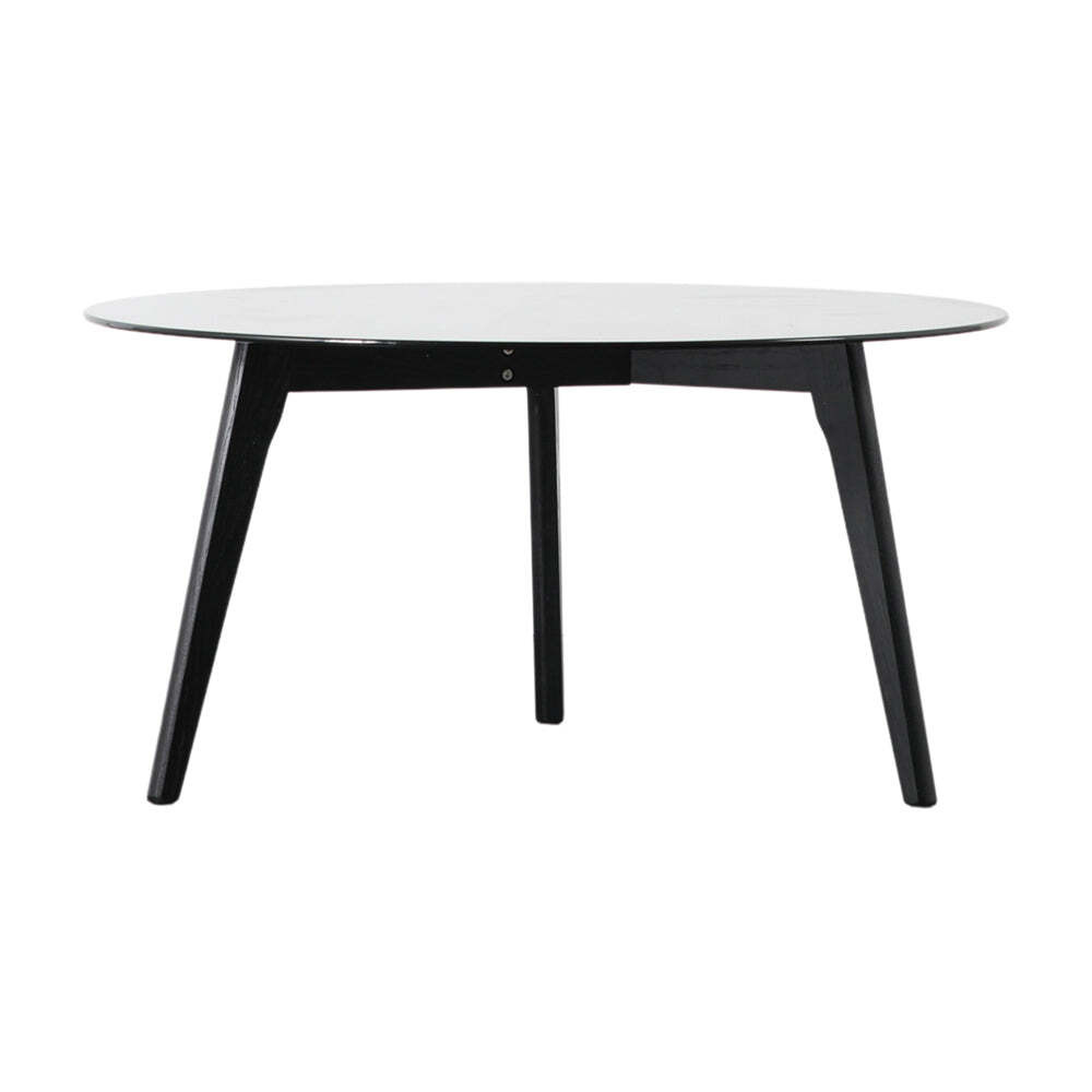 Gallery Interiors Blair Round Coffee Table in Black - image 1