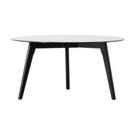 Gallery Interiors Blair Round Coffee Table in Black - thumbnail 1