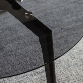 Gallery Interiors Blair Round Coffee Table in Black - thumbnail 3