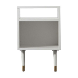 Gallery Interiors Holbrook Side Table in White - thumbnail 1
