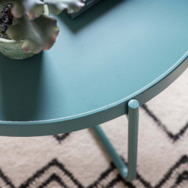 Gallery Interiors Melbury Coffee Table in Teal - thumbnail 3