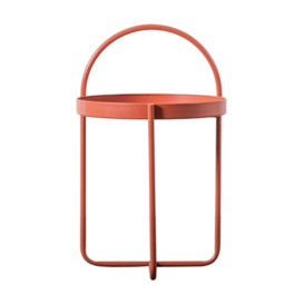 Gallery Interiors Melbury Side Table in Coral