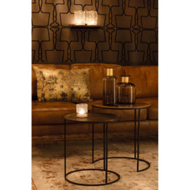 Light & Living Set of 2 Talca Side Table Antique Copper And Bronze Edge - Outlet - thumbnail 3
