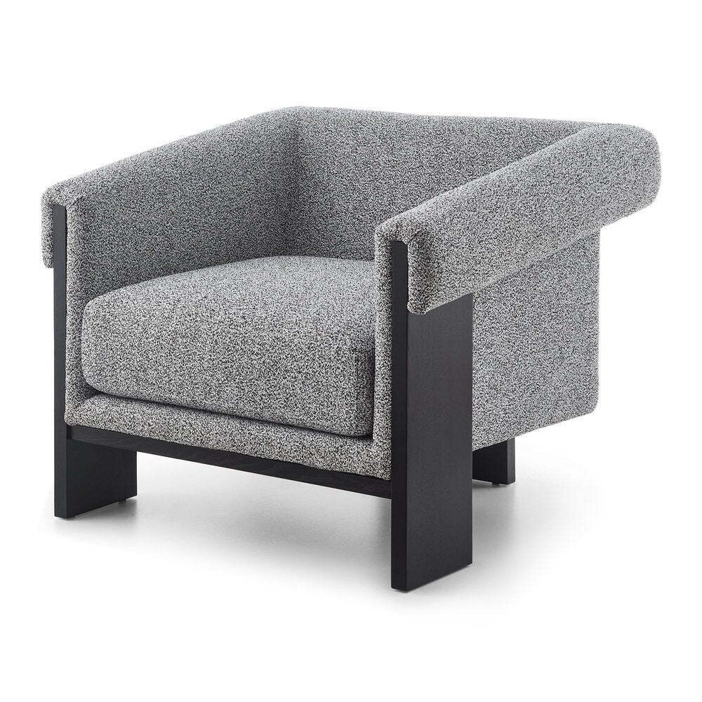Liang and Eimil Maplin Occasional Chair in Speckle Grey & Matt Black - image 1