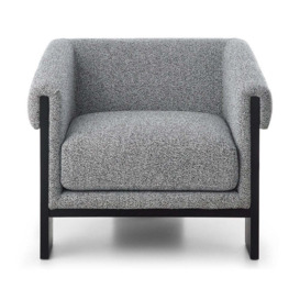 Liang and Eimil Maplin Occasional Chair in Speckle Grey & Matt Black - thumbnail 2