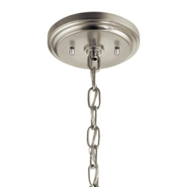 Kichler Deryn 3 Light Chandelier in Antique Grey