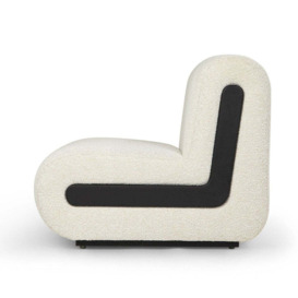 Liang & Eimil Bola Occasional Chair - Boucle Sand & Black - thumbnail 2