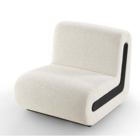 Liang & Eimil Bola Occasional Chair - Boucle Sand & Black