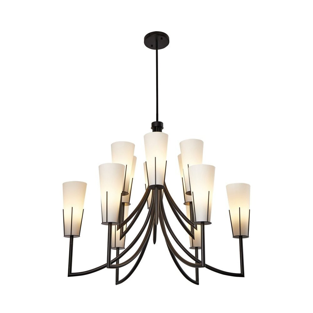 Liang & Eimil Magestic Chandelier - Black & White Glass - image 1