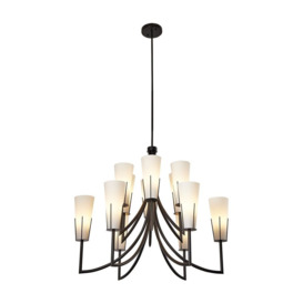 Liang & Eimil Magestic Chandelier - Black & White Glass - thumbnail 2