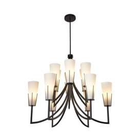 Liang & Eimil Magestic Chandelier - Black & White Glass - thumbnail 1