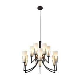 Liang & Eimil Magestic Chandelier - Black & White Glass - thumbnail 3