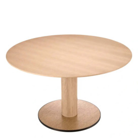 Eichholtz Astro Dining Table in Natural Oak & Veneer Bronze Finish - thumbnail 1