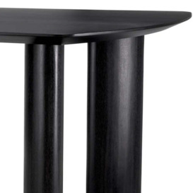 Eichholtz Bergman Dining Table in Charcoal Grey Oak Veneer - thumbnail 3