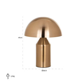 Richmond Alicia Table Lamp in Gold - thumbnail 2