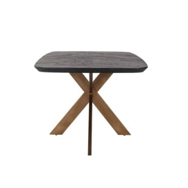 Richmond Hayley Dining Table in Coffee Brown & Brass / 230cm - thumbnail 2