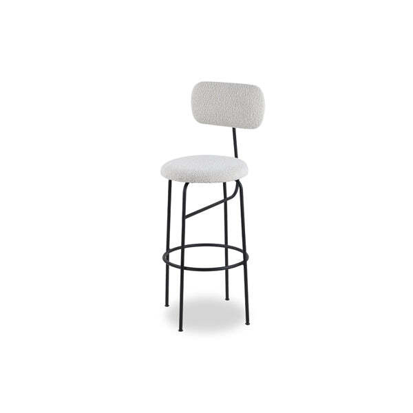 Liang & Eimil Seclus Bar Stool - Boucle Sand - Outlet - image 1