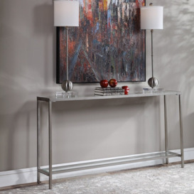 Uttermost Hayley Silver Console Table - thumbnail 2
