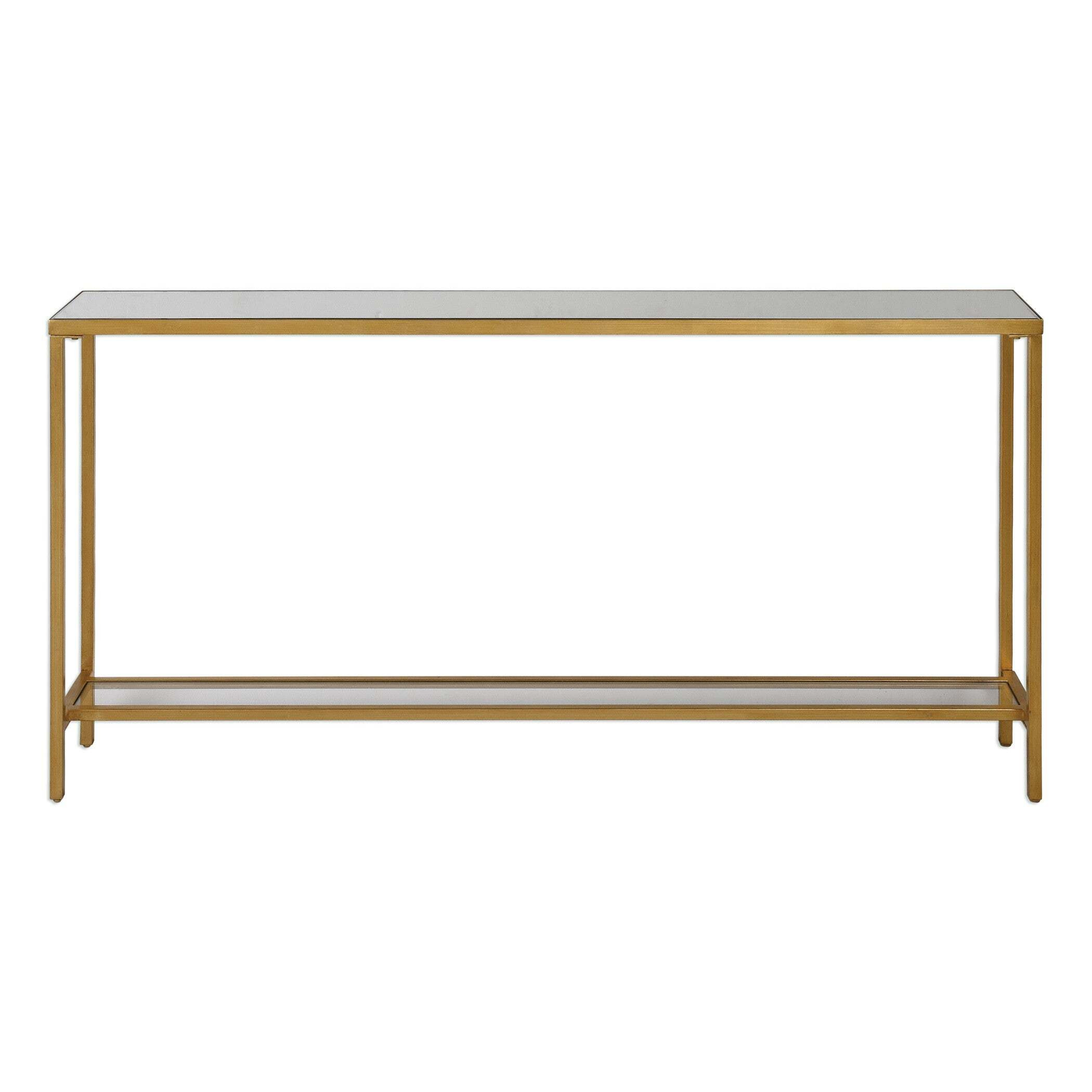 Uttermost Hayley Gold Console Table - image 1