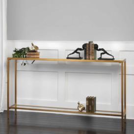 Uttermost Hayley Gold Console Table - thumbnail 2