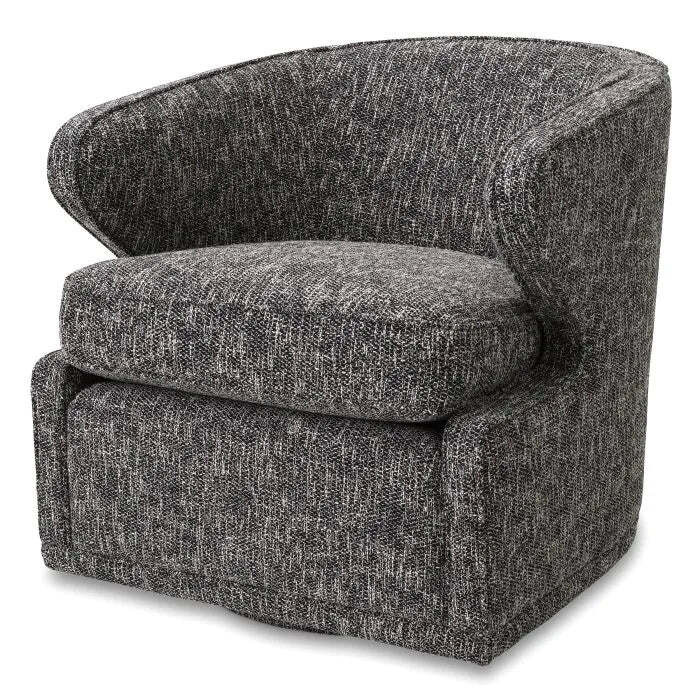 Eichholtz Dorset Swivel Chair in Cambon Black - image 1