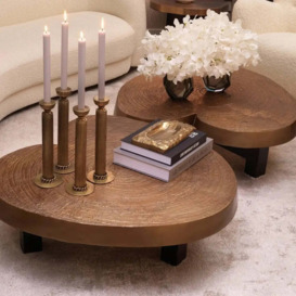 Eichholtz Anabelle Coffee Table in Antique Gold Finish - thumbnail 2