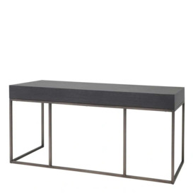 Eichholtz Larsen Desk in Charcoal Grey Oak Veneer - thumbnail 2