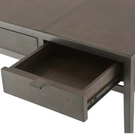 Eichholtz Scavullo Desk in Straight Charcoal Brown Oak Veneer - thumbnail 2