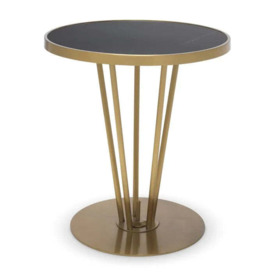 Eichholtz Horatio Side Table in Brushed Brass Finish