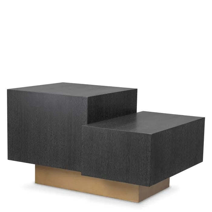 Eichholtz Nerone Side Table in Charcoal Grey Oak Veneer - image 1