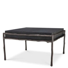 Eichholtz Premier Side Table in Charcoal Grey Oak Veneer