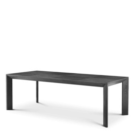 Eichholtz Tremont Dining Table in Charcoal Grey Oak Veneer - thumbnail 3