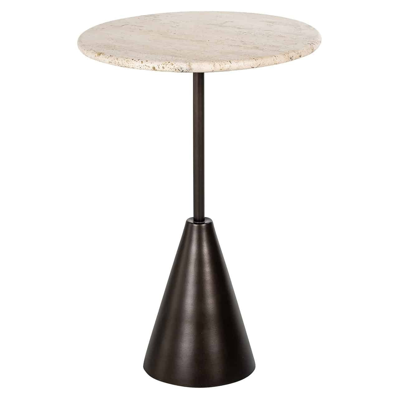 Richmond Interiors Avalon Round Side Table in Bronze - image 1