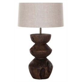 Must Living Bubble Table Lamp in Dark Wood