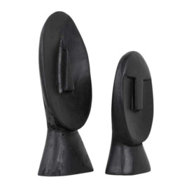 Must Living Set Of 2 Nosy Statue in Black - thumbnail 1