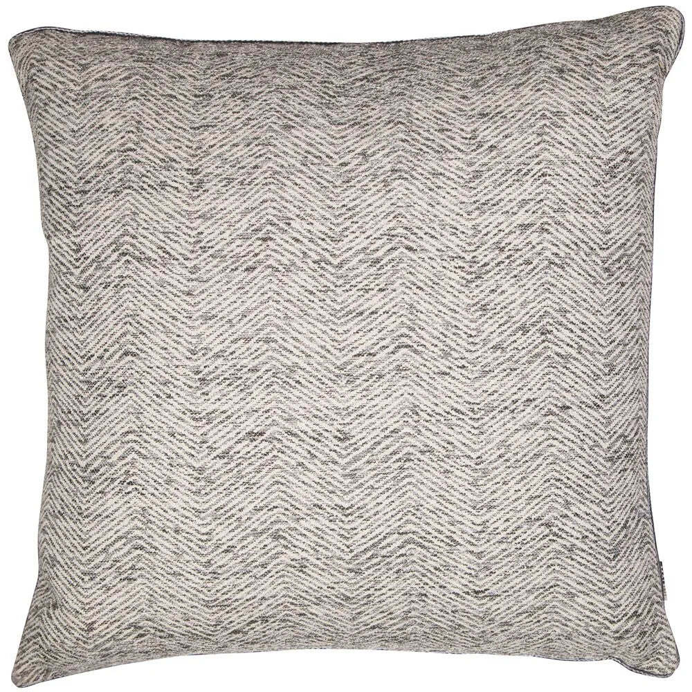 Malini Ripple Cushion in Charcoal