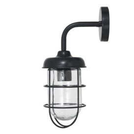Garden Trading Harbour Outdoor Wall Light in Carbon - Outlet