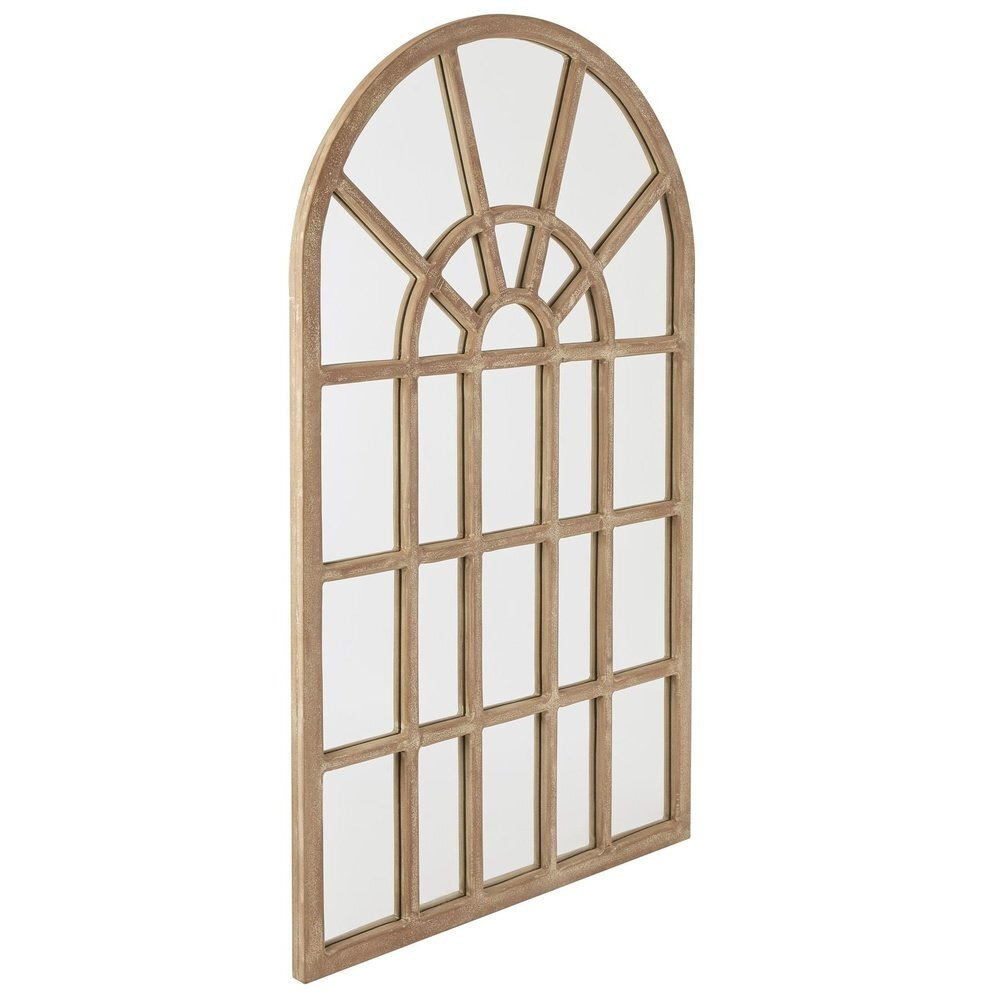 Hill Interiors Copgrove Collection Arched Paned Wall Mirror - image 1