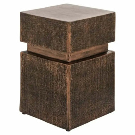 Richmond Interiors Nox Side Table in Bronze - thumbnail 1