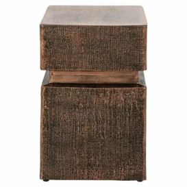 Richmond Interiors Nox Side Table in Bronze - thumbnail 2
