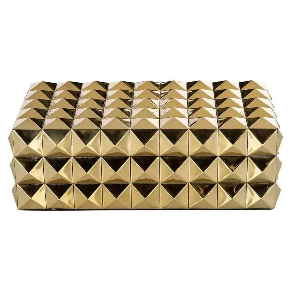 Richmond Interiors Rylee Storage Box in Gold - image 1