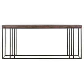DTP Home Timber Console Table in Mixed Wood / Small - thumbnail 3